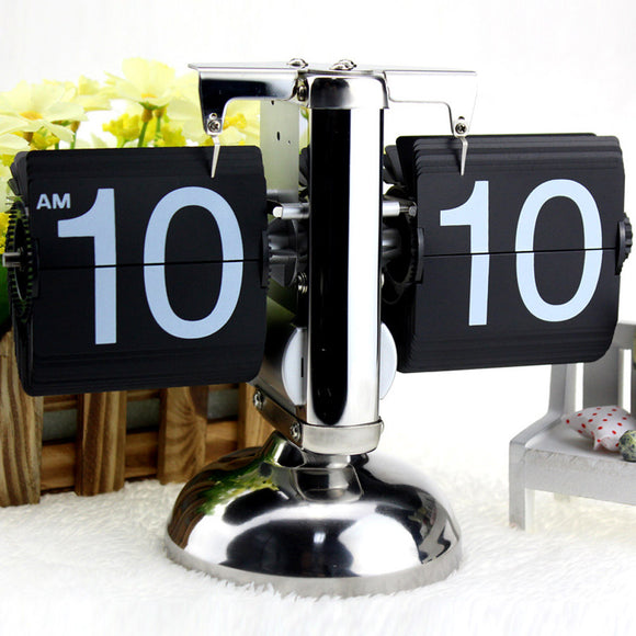 Small Vintage Flip over Table Clock