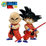Classic DragonBall Figures Goku and Krillin.
