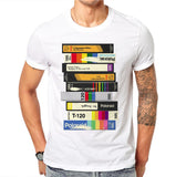 Audio Cassette 3D Printed Men T Shirts Fashion Short Sleeve