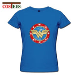 Vintage Fashion Wonder woman t shirt femme tshirt power women's T-Shirt Princess Leia Rebel Tee Shirt camisetas Female Retro Tee