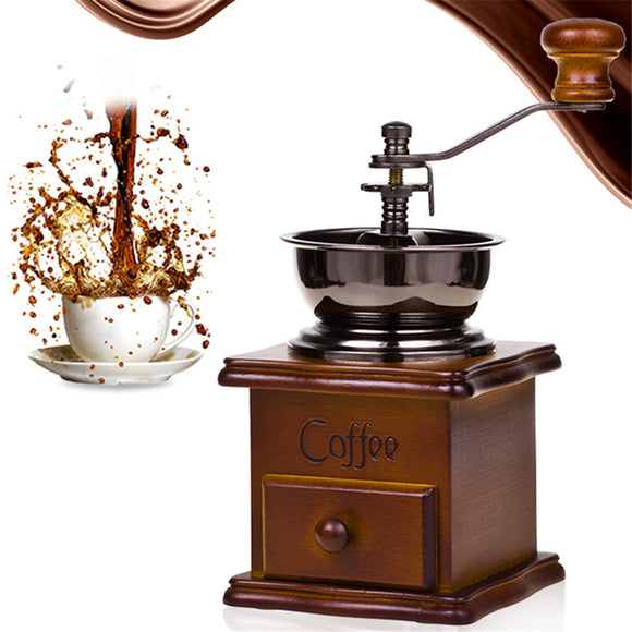 Coffee Appliance Retro Hand-cranked Coffee Grinder Household Grinder