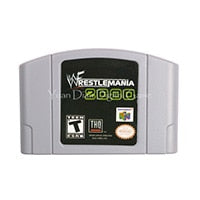 64 Bit WrestleMania 2000 Video Game Cartridge,oh the memories!