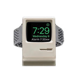 MAC Retro Classic Silicone Charging Stand Base for Apple Watch